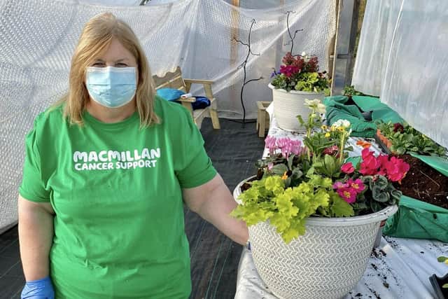 Pictured taking part in the Move More Gardening Group is Jaqueline Hamilton