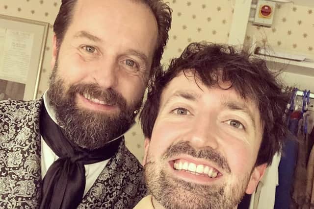 Raymond Walsh with West End star Alfie Boe