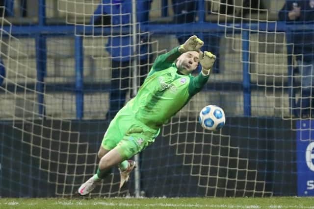 Coleraine goalkeeper Gareth Deane. Pic by Pacemaker.