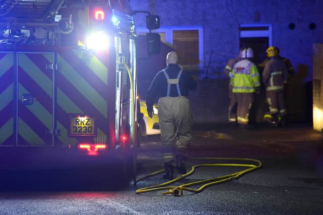 An investigation is under way after two men were found dead at a house in Coleraine. 
Picture By: Arthur Allison/Pacemaker Press.