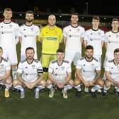 Rathfriland Rangers line out in the Border Cup semi final