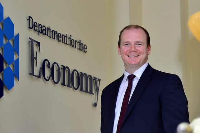 Minister for the Economy Gordon Lyons