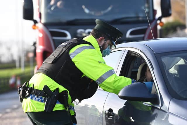Random checks as  the PSNI  launch the winter anti -drink/drug drive operation at Sprucefield on Thursday ahead of the Festive season.
Pic Colm Lenaghan/ Pacemaker