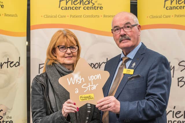Jim and Maureen Kane from Randalstown are making a very special wish this Christmas in support of local charity, Friends of the Cancer Centre.