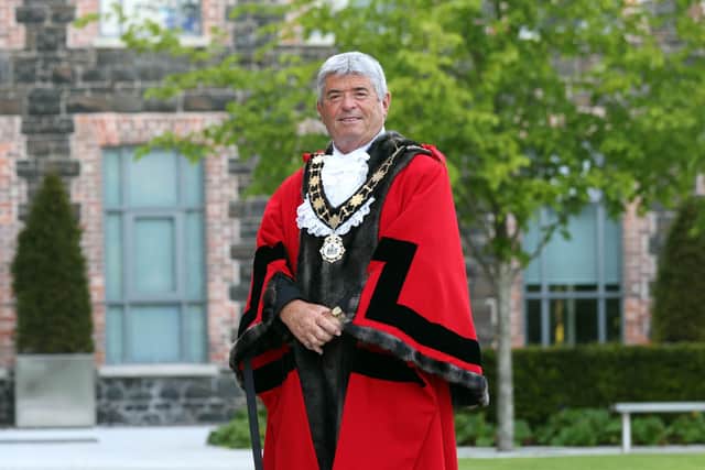 The Mayor, Councillor Billy Webb.