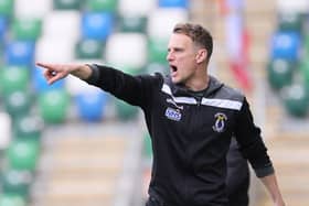 Dungannon Swifts boss Dean Shiels. Pic by Pacemaker.