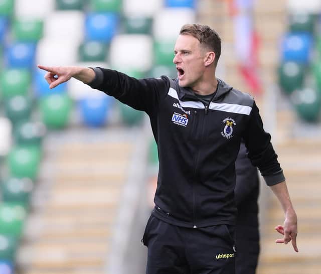 Dungannon Swifts boss Dean Shiels. Pic by Pacemaker.