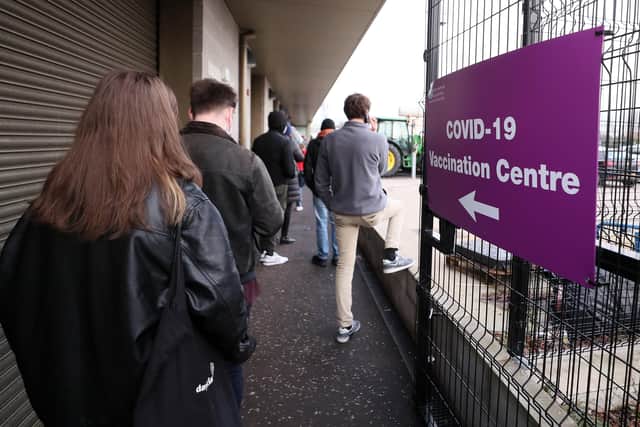 There has been a large uptake in the number of people getting the Covid-19 booster jab in the past week.
Picture by Jonathan Porter/PressEye