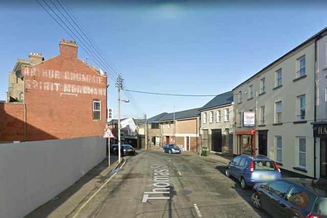 Thomas Street, Portadown. Photo courtesy of Google.