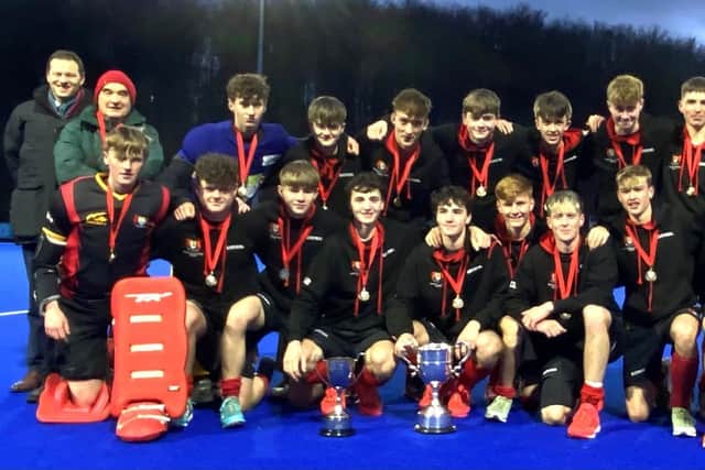 McCullough Cup winning team 2021 from Banbridge Academy