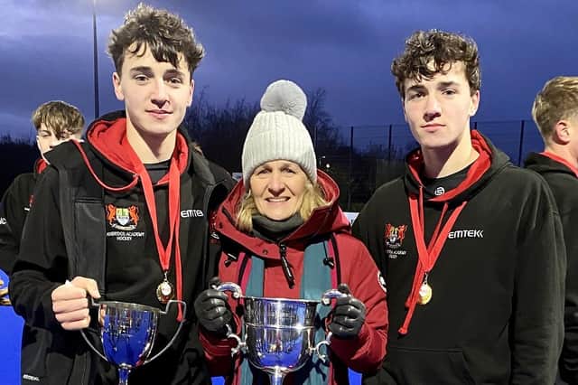 Rowe family - Captains Louis and Charlie with mum, Sonya Rowe