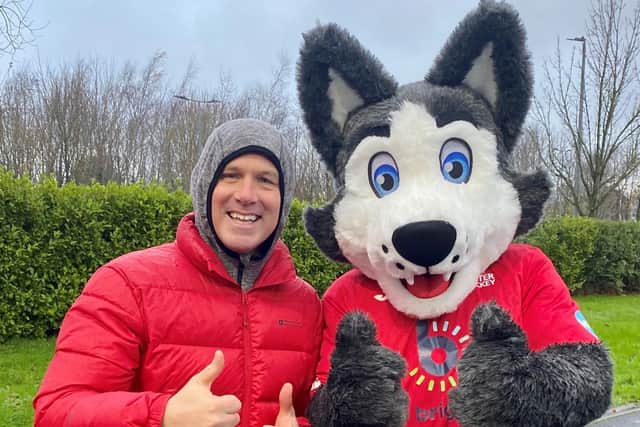 Mr Mark Cordner and The Ulster Hockey Wolf