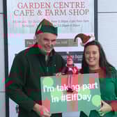 Richard Fry from Coleman’s pictured with Linzi Stewart of Alzheimer’s Society.