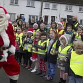 Armoy Primary school with Santa