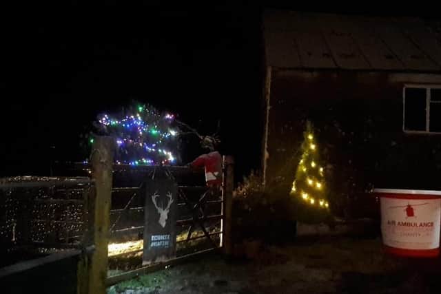 Sabrina Scullion and her family are lighting up their Cargan home until December 26  to raise funds for Air Ambulance Northern Ireland