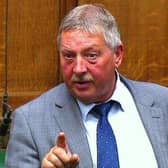 Sammy Wilson, a vocal lockdown critic, tweeted his version of Hark The Herald Angels Sing after fresh Covid restrictions were announced by Stormont