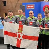 The Carrickfergus Junior Darts Academy players represented Northern Ireland.