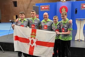 The Carrickfergus Junior Darts Academy players represented Northern Ireland.