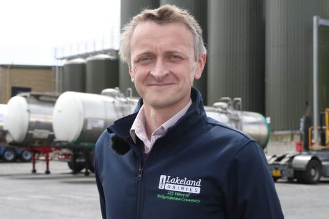 David Hughes from Ballyrashane Creamery, Lakeland Dairies.