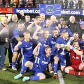 Derriaghy CCFC clinched the Border Cup at Seaview. (Pic Conrad Kirkwood).