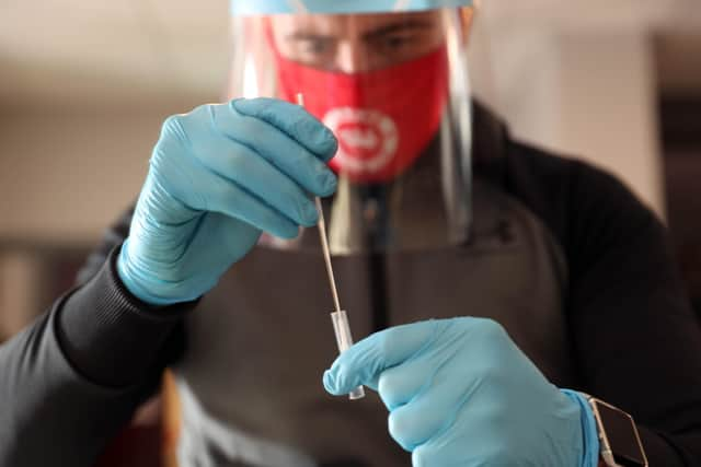 PCR tests are no longer needed for anyone in Northern Ireland who has a positive lateral flow test. File picture.  Photo Stephen Davison/Pacemaker Press