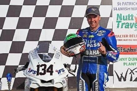 Alastair Seeley (IFS Yamaha) won the Enkalon Trophy in 2021. (Pic Pacemaker Press).