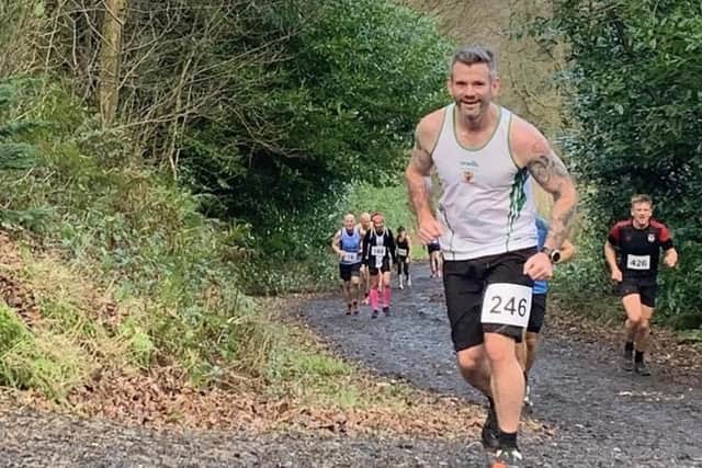 Sean Pagel taking part in the Race Over The Glens