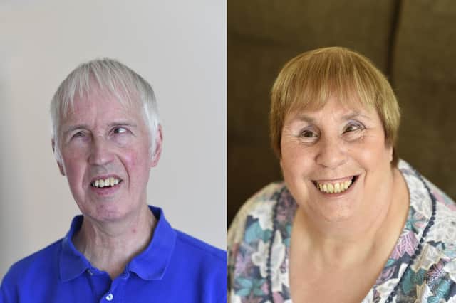 David and Margaret Mann are backing RNIB's braille campaign. Picture by: Michael Cooper
