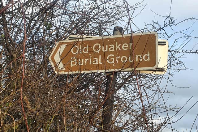 The  Quaker Graveyard in Lyanstown, Craigavon., Co Armagh.