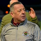 Institute boss Brian Donaghey is expecting a tough Samuel Gelston’s Whiskey Irish Cup tie against Portstewart. Picture by George Sweeney