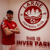 Larne have signed Lee Bonis from Portadown. Pic by Jamie Brennan.