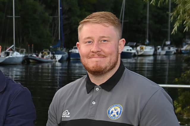 Limavady United manager Andrew Law.