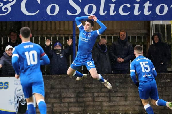 Darragh McBrien scored his sixth goal of the season