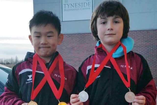 Matthew Cheung and Stewart McCollam returned home from England laden with medals but last weekend they were on opposite sides of the net in the final of the Ulster Premier Open with Matthew partnering Sean Patrick Laureta to the Men's Doubles title with Stuart having partnered Ryan Stewart to the silver medal