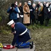 Paying respects those killed at Teebane 30 years ago.














Picture: Colm Lenaghan/ Pacemaker