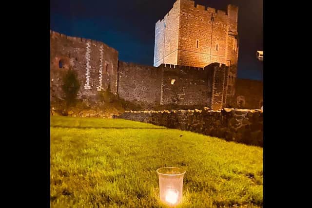 A community vigil was held at Castle Green, Carrickfergus in memory of Ashling Murphy.