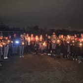 Latharna Og GAC held a vigil in memory of Ashling Murphy.