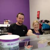 Mark and Carla Setchfield who have just opened their first Morelli's franchise in Edward St Lurgan.