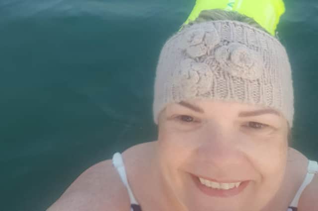 Geolin Walsh takes the plunge for charity