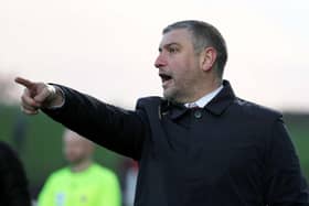 Portadown manager Matthew Tipton. Pic by Pacemaker.