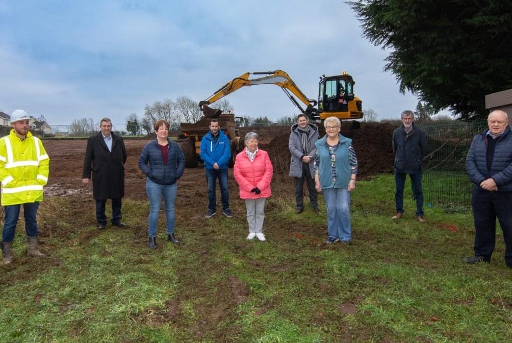 Work starts on Grange 175k play park and kickabout area