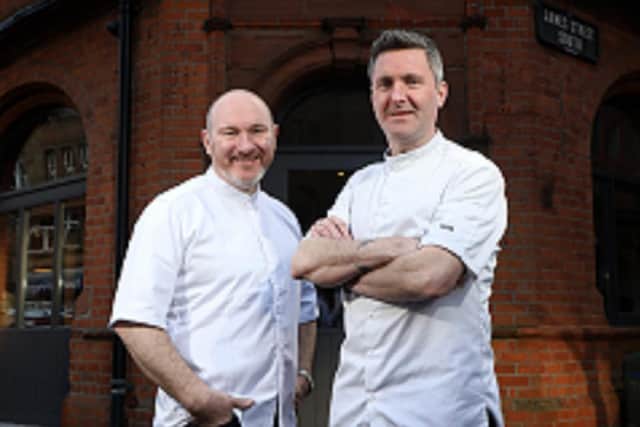 Pictured, from left,  are Niall McKenna restaurant owner and Ryan Stringer.