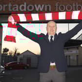 Paul Doolin at Shamrock Park this week following his confirmation as Portadown manager. Pic by Pacemaker.