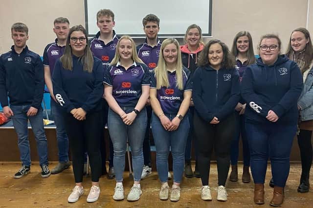 Ahoghill Young Farmers club members pictured at their recent annual general meeting