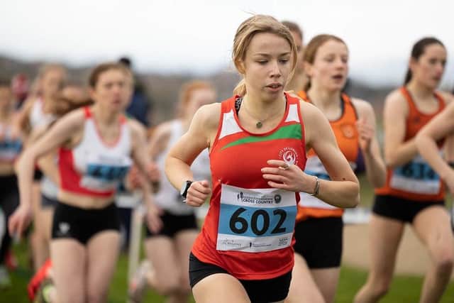 Catherine Martin from City of Lisburn AC taking part in the Under 20 womens race. Pictures: Bob Given Photography