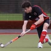 Max Taylor in action for South Antrim