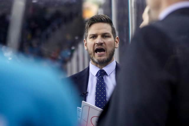 Belfast Giants' head coach Adam Keefe