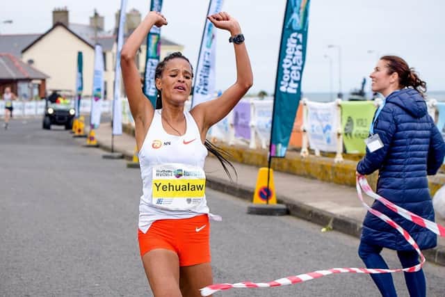 Yalemzerf Yehualaw is returning for the coastal challenge.