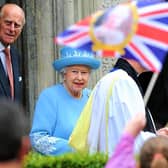 The Queen and Prince Philip during  a two-day visit to Northern Ireland as part of her Diamond Jubilee tour in 2012.  Pic Colm Lenaghan/Pacemaker