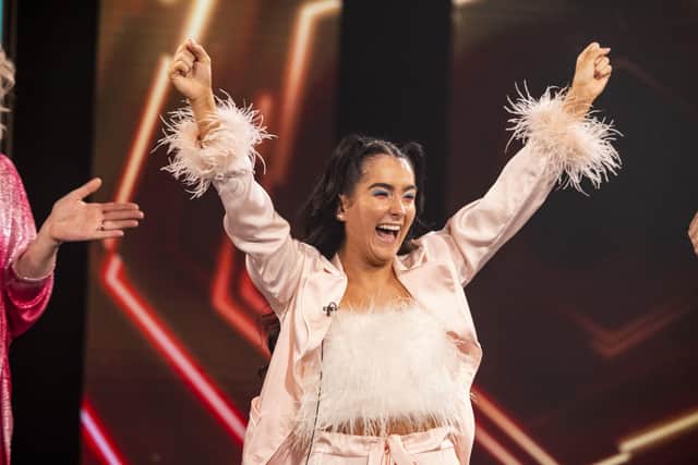 Brooke Scullion wins The Late Late Show Eurosong Special and will go on to represent Ireland at The Eurovision Song Contest in Turin, Italy, in May. Picture: Andres Poveda